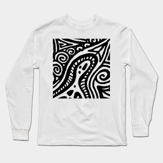 Line Man Long Sleeve T-Shirt by JUST BUDDY